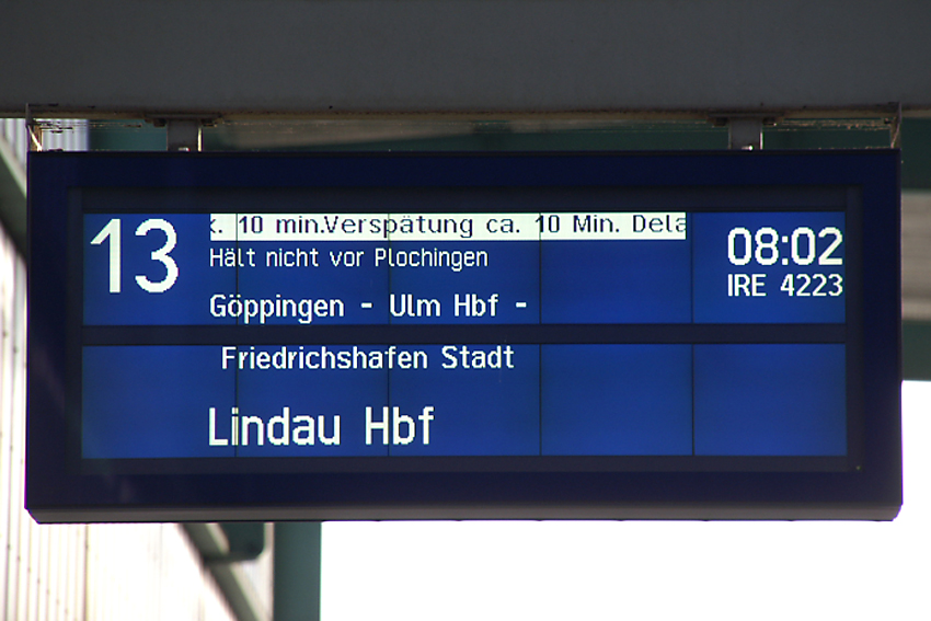 601 Leicht versp�tet