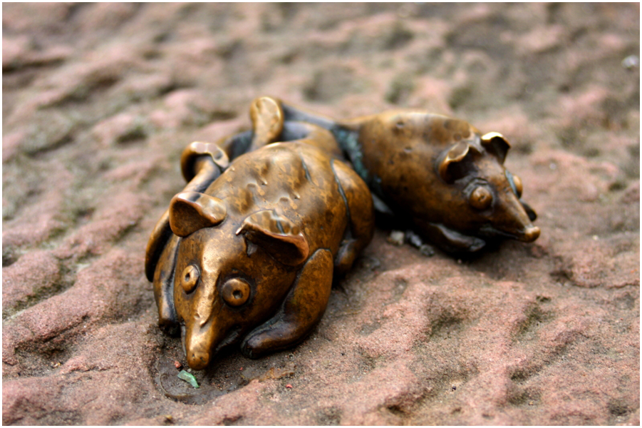 010 Plastik an der Alten Br�cke