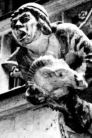 005 Moench mit Ziege