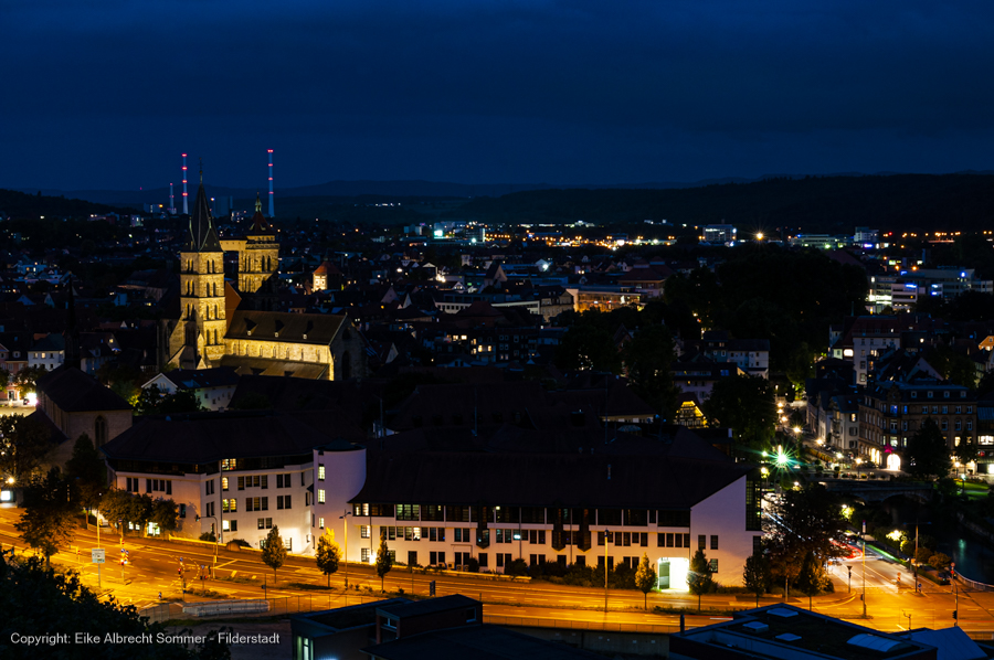 Esslingen bei Nacht